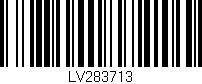 Código de barras (EAN, GTIN, SKU, ISBN): 'LV283713'