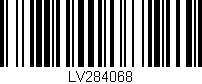 Código de barras (EAN, GTIN, SKU, ISBN): 'LV284068'