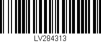 Código de barras (EAN, GTIN, SKU, ISBN): 'LV284313'