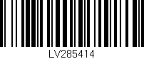 Código de barras (EAN, GTIN, SKU, ISBN): 'LV285414'