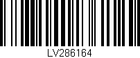 Código de barras (EAN, GTIN, SKU, ISBN): 'LV286164'