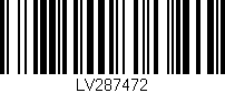 Código de barras (EAN, GTIN, SKU, ISBN): 'LV287472'