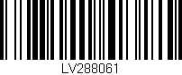 Código de barras (EAN, GTIN, SKU, ISBN): 'LV288061'