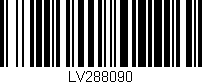 Código de barras (EAN, GTIN, SKU, ISBN): 'LV288090'