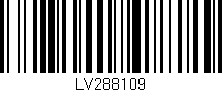 Código de barras (EAN, GTIN, SKU, ISBN): 'LV288109'