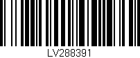 Código de barras (EAN, GTIN, SKU, ISBN): 'LV288391'