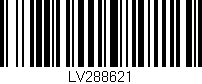 Código de barras (EAN, GTIN, SKU, ISBN): 'LV288621'