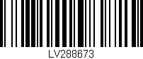 Código de barras (EAN, GTIN, SKU, ISBN): 'LV288673'