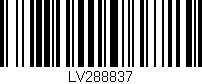 Código de barras (EAN, GTIN, SKU, ISBN): 'LV288837'