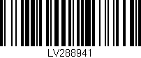 Código de barras (EAN, GTIN, SKU, ISBN): 'LV288941'