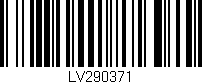 Código de barras (EAN, GTIN, SKU, ISBN): 'LV290371'