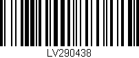 Código de barras (EAN, GTIN, SKU, ISBN): 'LV290438'