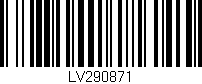 Código de barras (EAN, GTIN, SKU, ISBN): 'LV290871'