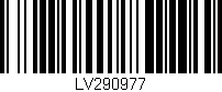 Código de barras (EAN, GTIN, SKU, ISBN): 'LV290977'