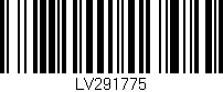 Código de barras (EAN, GTIN, SKU, ISBN): 'LV291775'