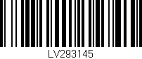 Código de barras (EAN, GTIN, SKU, ISBN): 'LV293145'