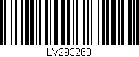Código de barras (EAN, GTIN, SKU, ISBN): 'LV293268'