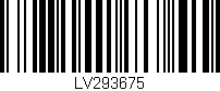 Código de barras (EAN, GTIN, SKU, ISBN): 'LV293675'