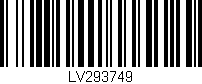 Código de barras (EAN, GTIN, SKU, ISBN): 'LV293749'