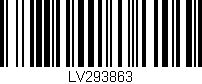 Código de barras (EAN, GTIN, SKU, ISBN): 'LV293863'
