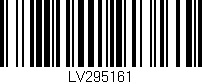 Código de barras (EAN, GTIN, SKU, ISBN): 'LV295161'