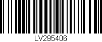 Código de barras (EAN, GTIN, SKU, ISBN): 'LV295406'