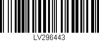 Código de barras (EAN, GTIN, SKU, ISBN): 'LV296443'
