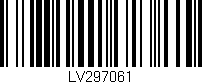 Código de barras (EAN, GTIN, SKU, ISBN): 'LV297061'