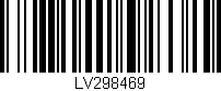 Código de barras (EAN, GTIN, SKU, ISBN): 'LV298469'