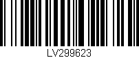Código de barras (EAN, GTIN, SKU, ISBN): 'LV299623'