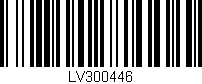 Código de barras (EAN, GTIN, SKU, ISBN): 'LV300446'