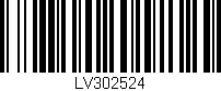 Código de barras (EAN, GTIN, SKU, ISBN): 'LV302524'