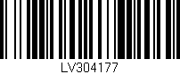 Código de barras (EAN, GTIN, SKU, ISBN): 'LV304177'