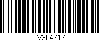 Código de barras (EAN, GTIN, SKU, ISBN): 'LV304717'