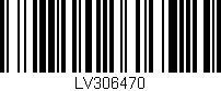 Código de barras (EAN, GTIN, SKU, ISBN): 'LV306470'