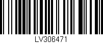 Código de barras (EAN, GTIN, SKU, ISBN): 'LV306471'