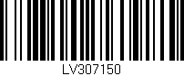 Código de barras (EAN, GTIN, SKU, ISBN): 'LV307150'