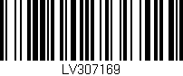 Código de barras (EAN, GTIN, SKU, ISBN): 'LV307169'