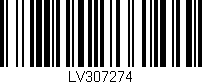 Código de barras (EAN, GTIN, SKU, ISBN): 'LV307274'