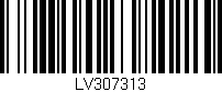 Código de barras (EAN, GTIN, SKU, ISBN): 'LV307313'