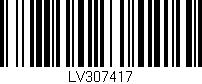 Código de barras (EAN, GTIN, SKU, ISBN): 'LV307417'