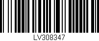 Código de barras (EAN, GTIN, SKU, ISBN): 'LV308347'