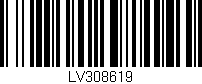 Código de barras (EAN, GTIN, SKU, ISBN): 'LV308619'