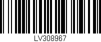 Código de barras (EAN, GTIN, SKU, ISBN): 'LV308967'