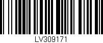 Código de barras (EAN, GTIN, SKU, ISBN): 'LV309171'