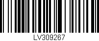 Código de barras (EAN, GTIN, SKU, ISBN): 'LV309267'