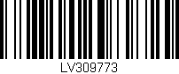 Código de barras (EAN, GTIN, SKU, ISBN): 'LV309773'