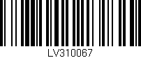 Código de barras (EAN, GTIN, SKU, ISBN): 'LV310067'