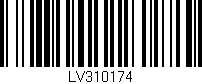 Código de barras (EAN, GTIN, SKU, ISBN): 'LV310174'