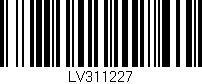 Código de barras (EAN, GTIN, SKU, ISBN): 'LV311227'